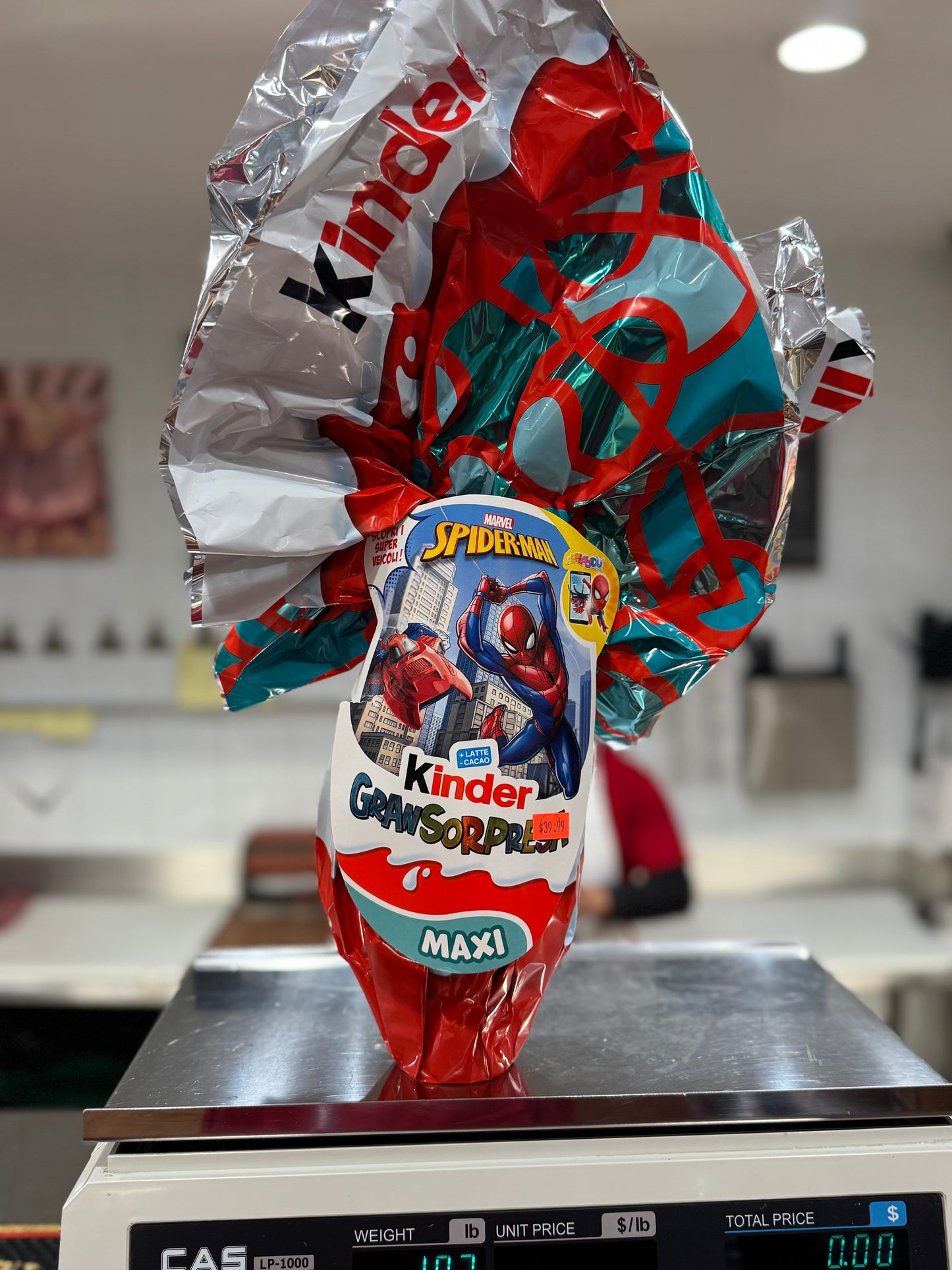 Kinder Spiderman Chocolate Egg