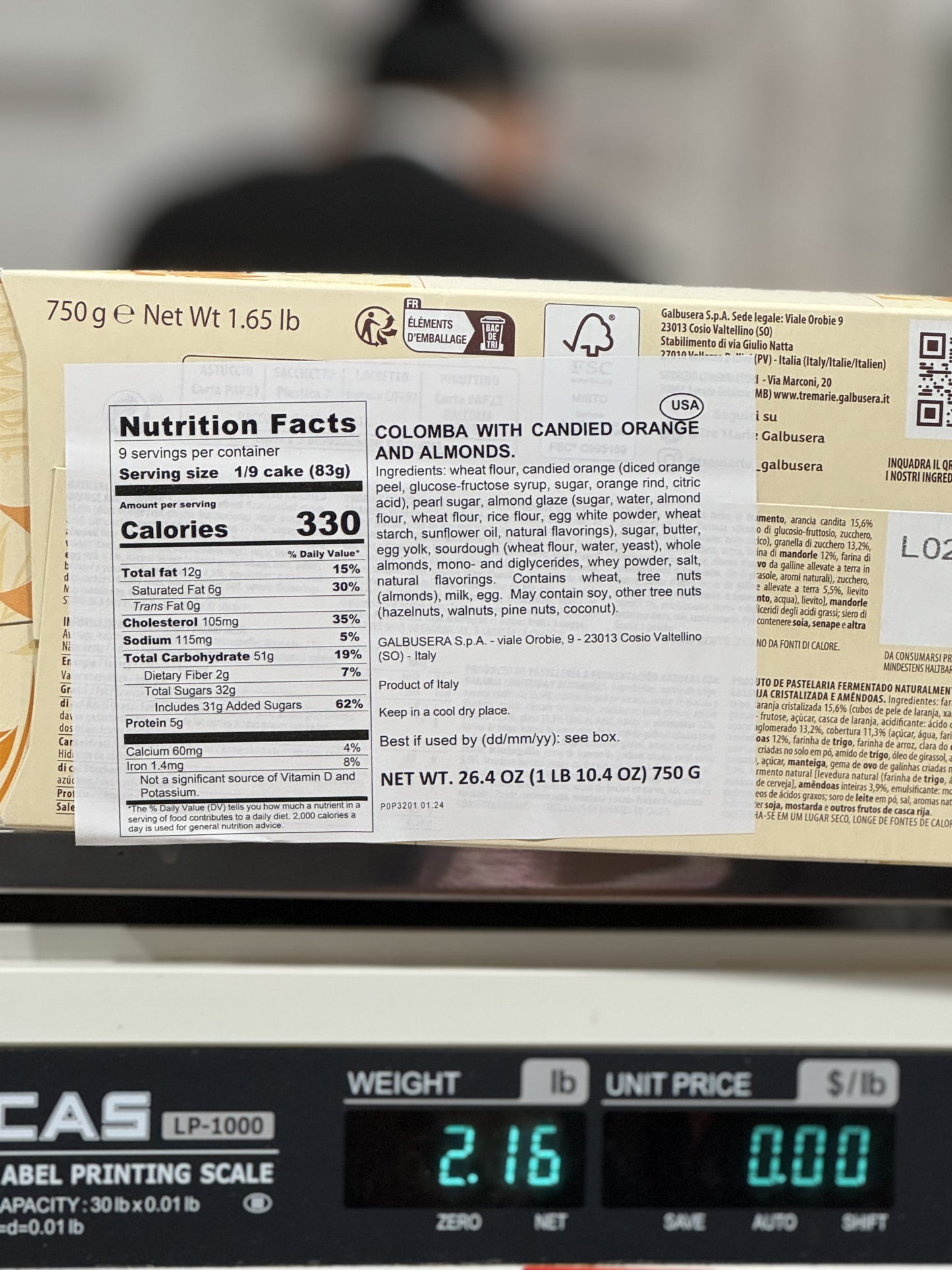 Tre Marie Colomba Classic 750 gram