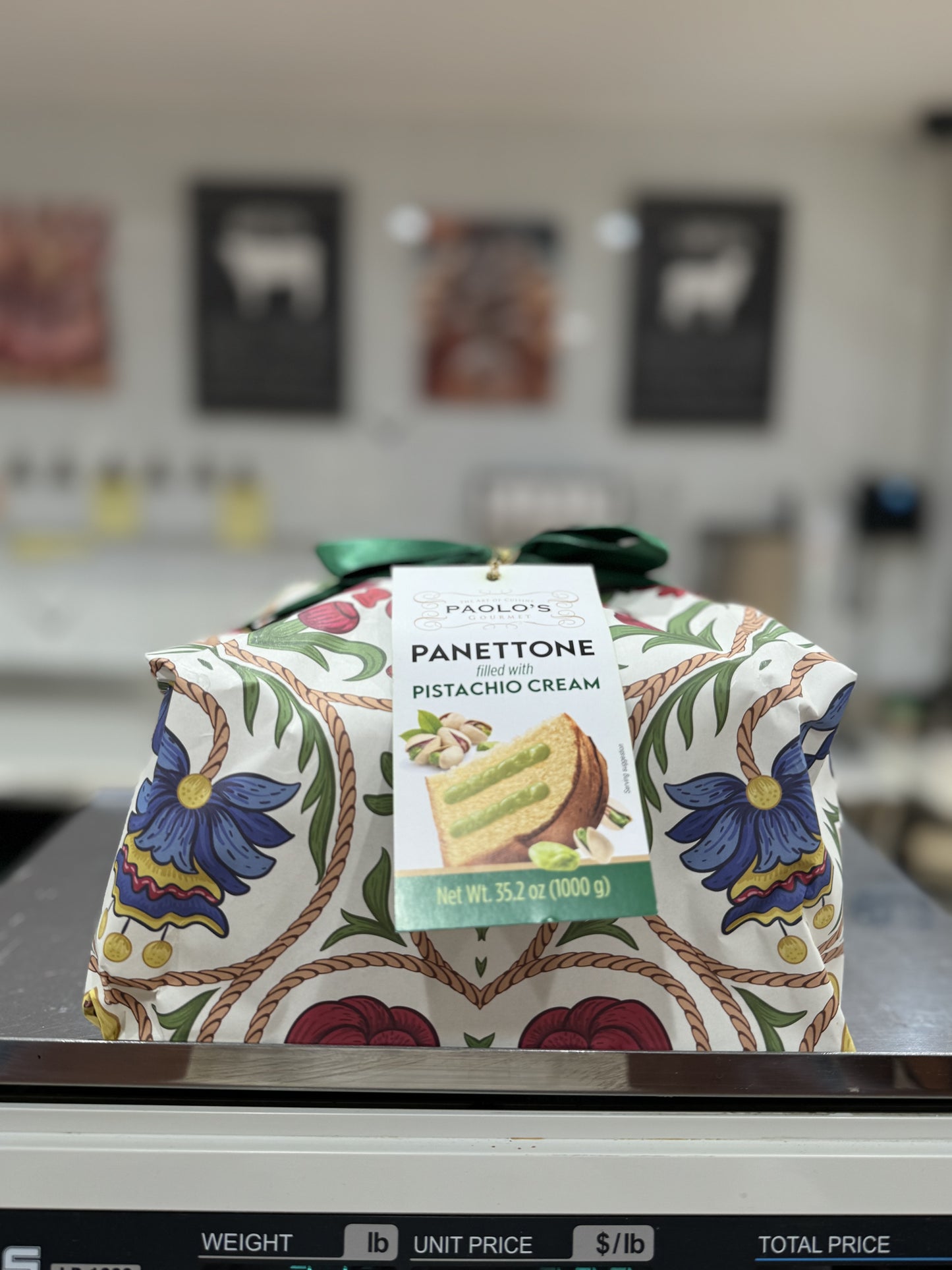 Paolo’s Pistacchio Pandoro