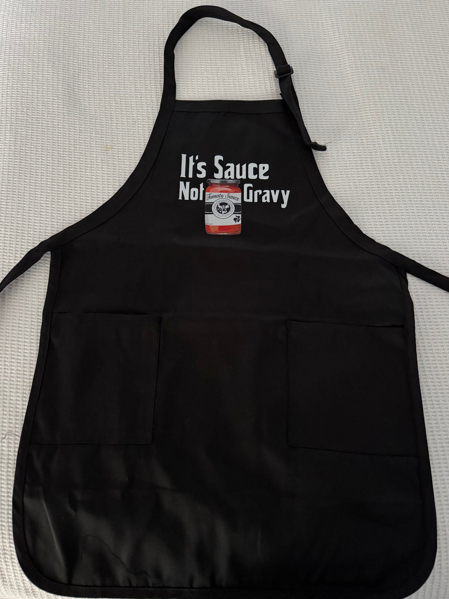 It’s Sauce Not Gravy Black Apron