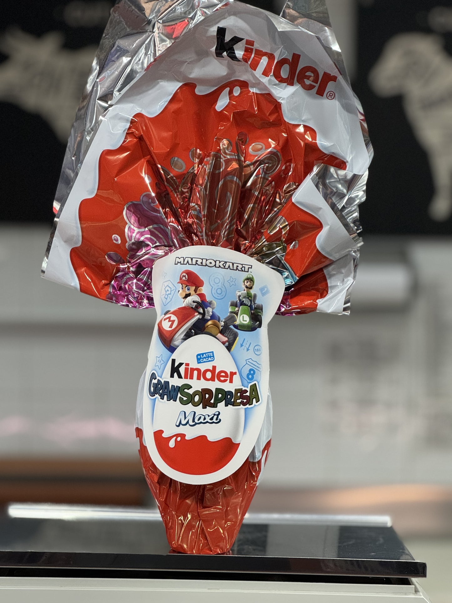 Kinder Mario Cart Chocolate Egg