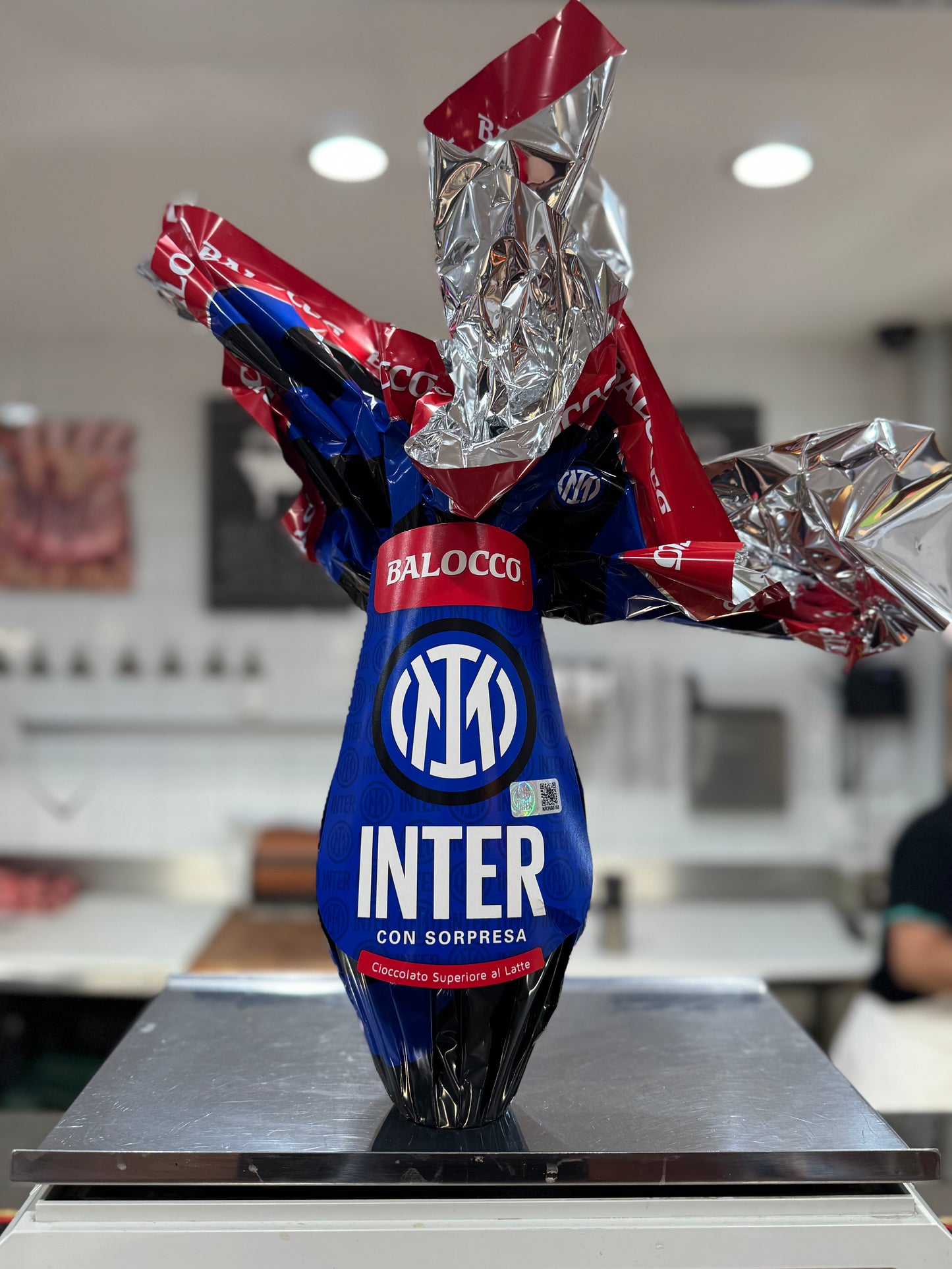 Inter Soccer Chocolate Egg 240 gram