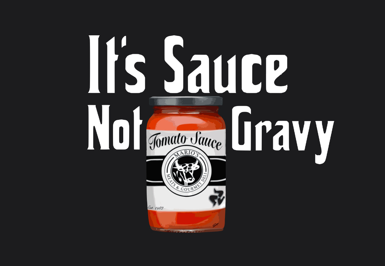 Mens Tank It's Sauce Not Gravy Tshirt