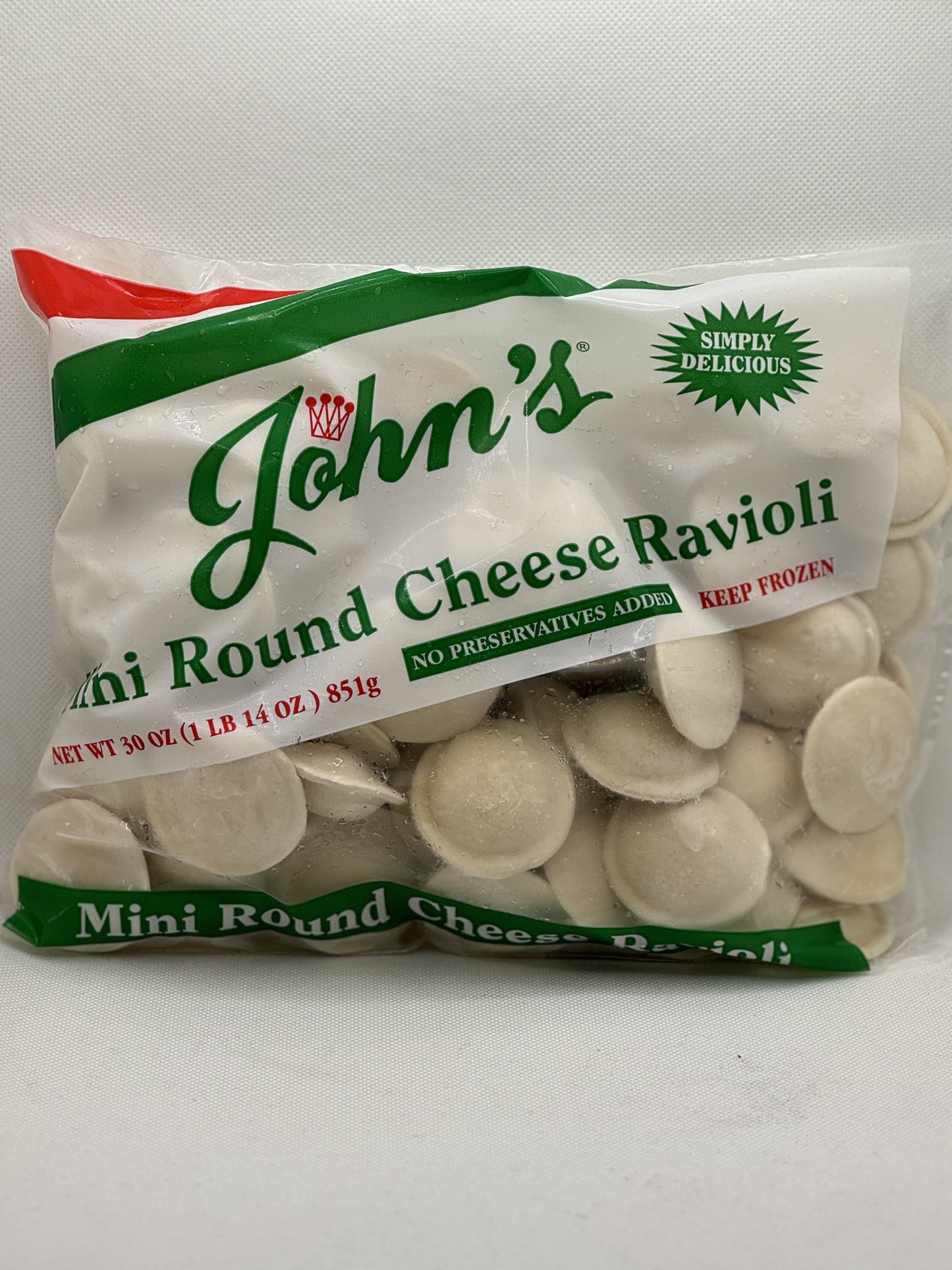 Mini Round Cheese Ravioli- 1 Lb. 14 oz.