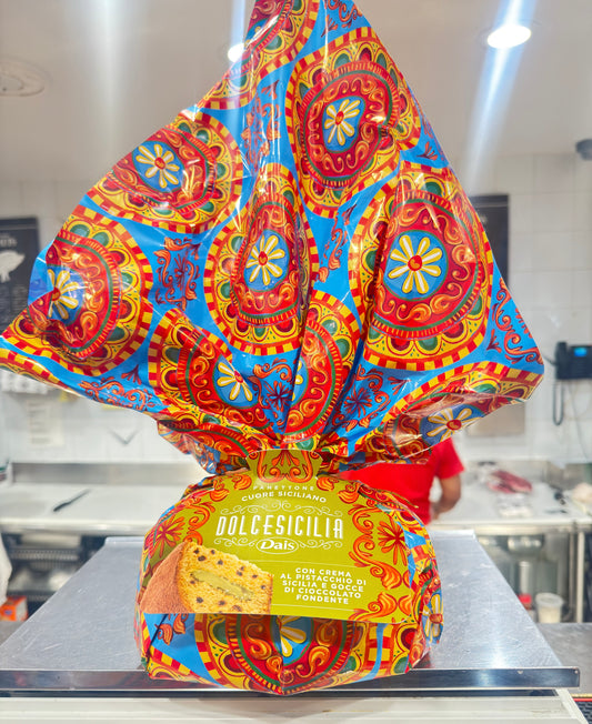 Dais Pistachio Panettone Hand Wrapped