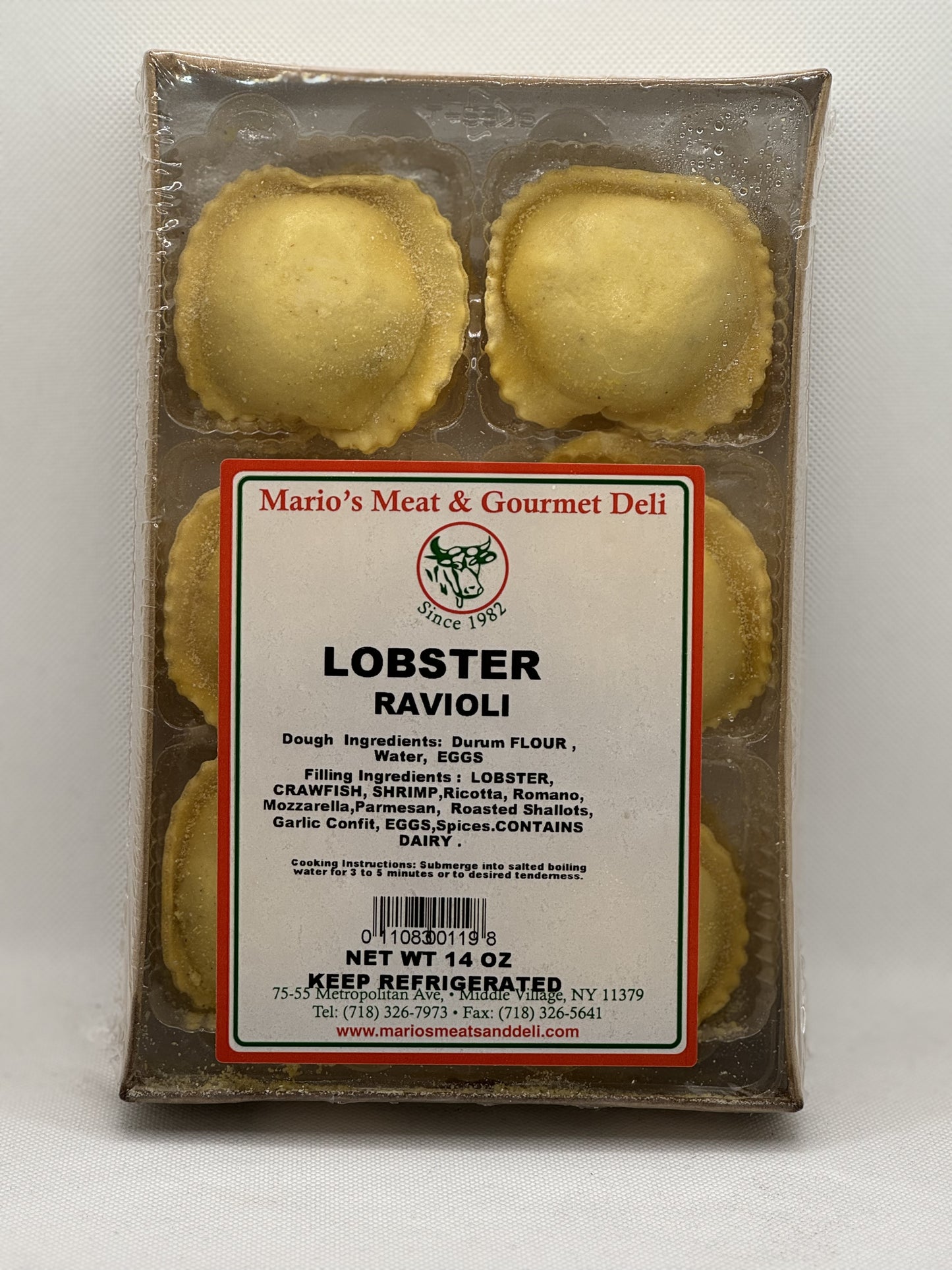 Lobster Ravioli- 14 oz.