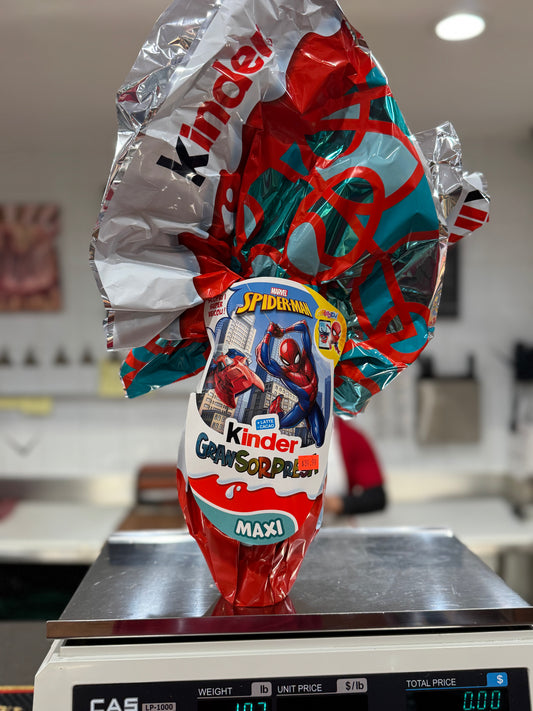 Kinder Spiderman Chocolate Egg