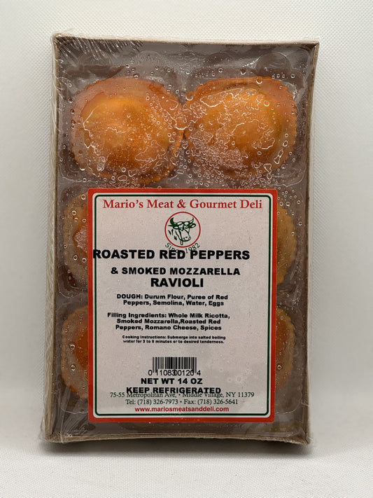 Roasted Pepper & Smoked Mozz. Ravioli- 14 oz.