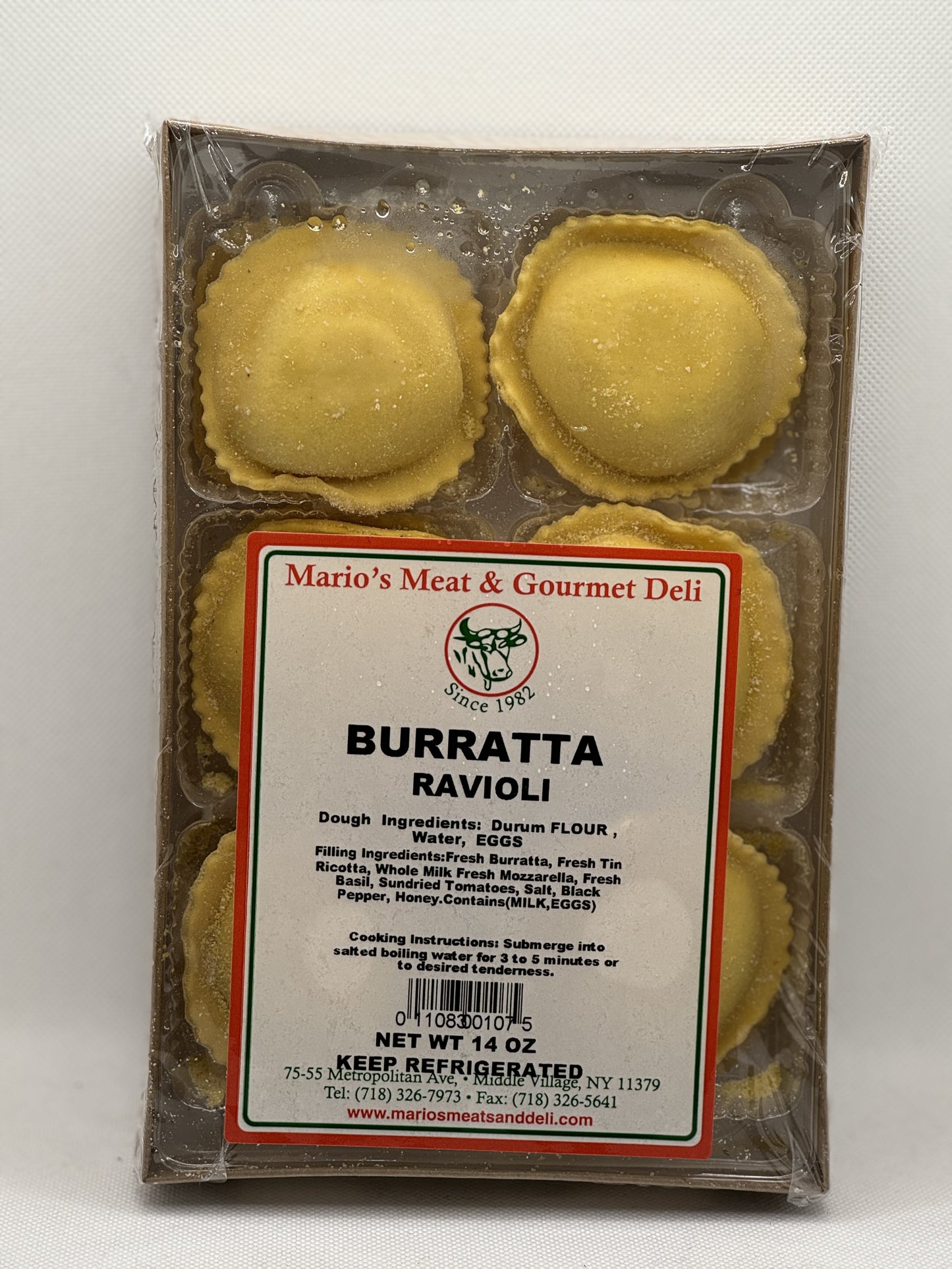 Burrata Ravioli- 14 oz.