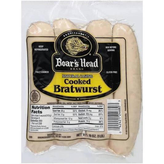 Boars Head Bratwurst