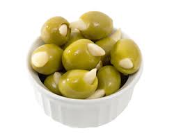 Garlic Stuffed Olives - 1 lb.