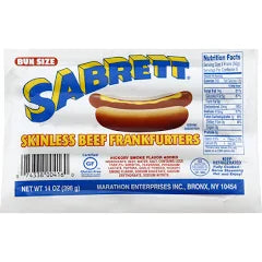 Sabrett Beef Skinless Hot Dogs